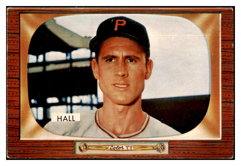 1955 Bowman Baseball #113 Bob Hall Pirates EX-MT 425974