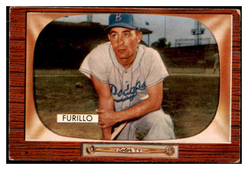 1955 Bowman Baseball #169 Carl Furillo Dodgers EX 426000
