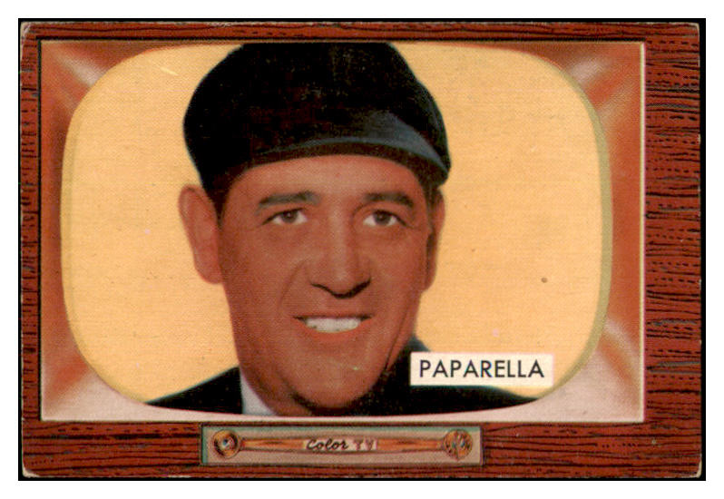 1955 Bowman Baseball #235 J.A. Paparella Umpire EX 426028