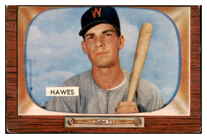 1955 Bowman Baseball #268 Roy Hawes Senators VG-EX 426057