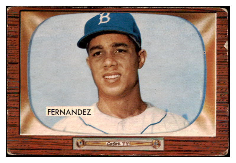 1955 Bowman Baseball #270 Chico Fernandez Dodgers VG 426059