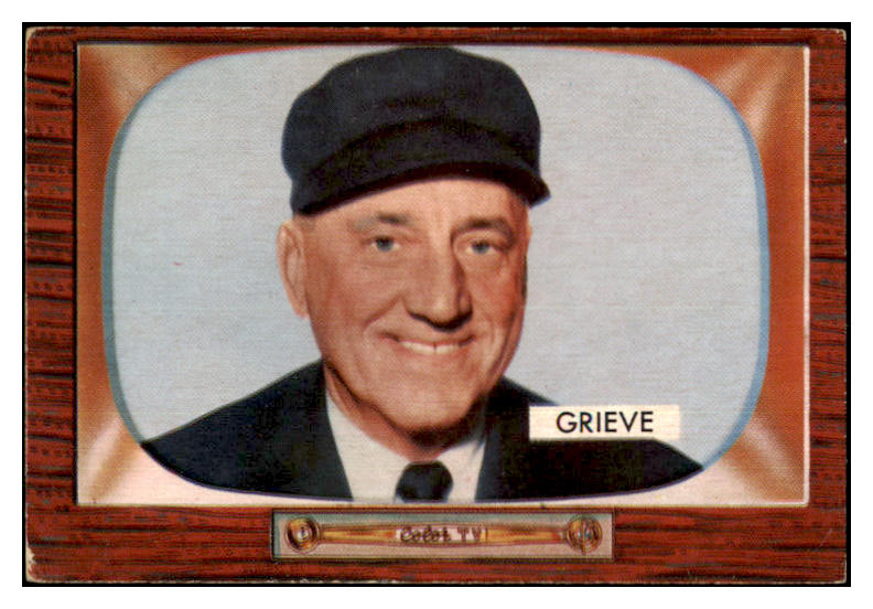 1955 Bowman Baseball #275 William Grieve Umpire EX 426066