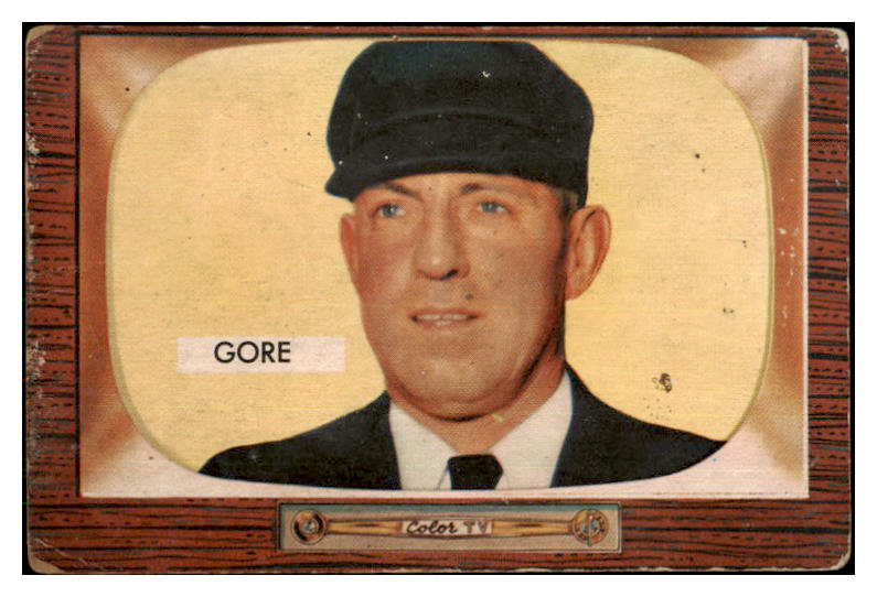 1955 Bowman Baseball #289 Arthur Gore Umpire GD-VG 426079