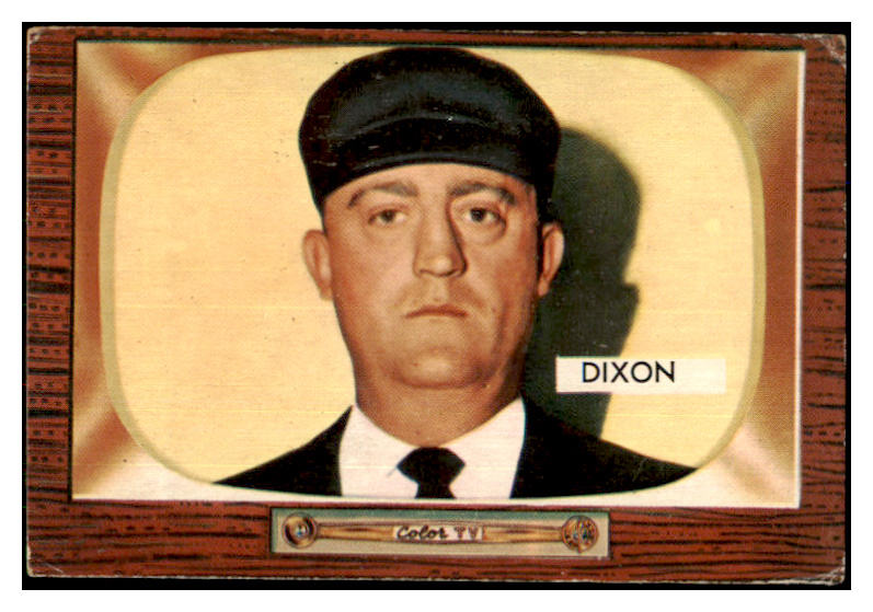 1955 Bowman Baseball #309 Hal Dixon Umpire VG-EX 426098
