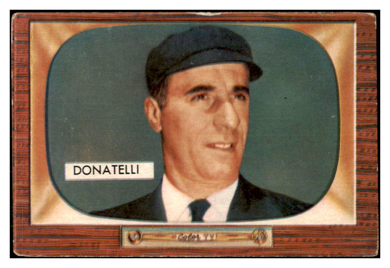 1955 Bowman Baseball #313 A.J. Donatelli Umpire VG-EX 426101