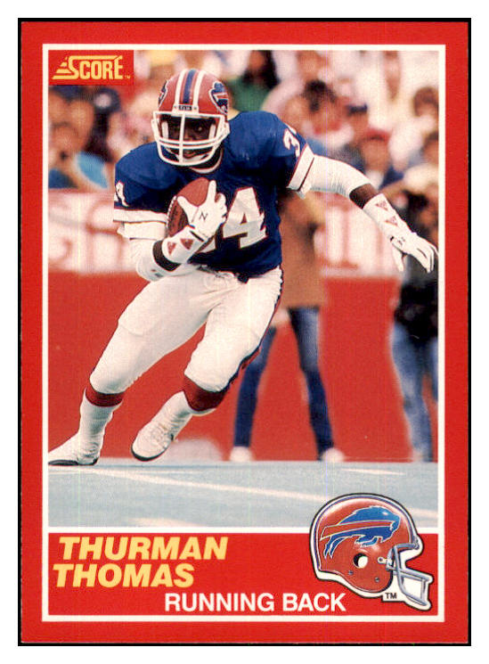 1989 Score #211 Thurman Thomas Bills NR-MT 426124