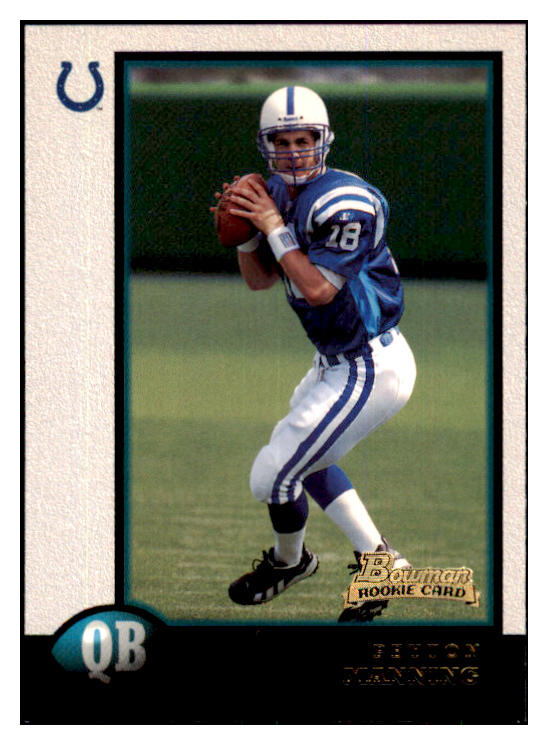 1998 Bowman Football #001 Peyton Manning Colts NR-MT 426128