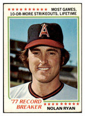 1978 Topps Baseball #006 Nolan Ryan RB Angels EX 426222