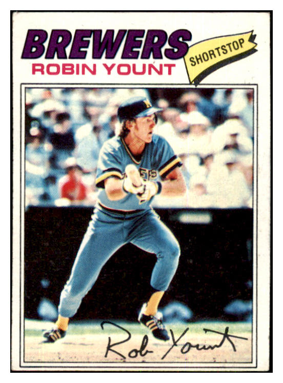 1977 Topps Baseball #635 Robin Yount Brewers EX 426227