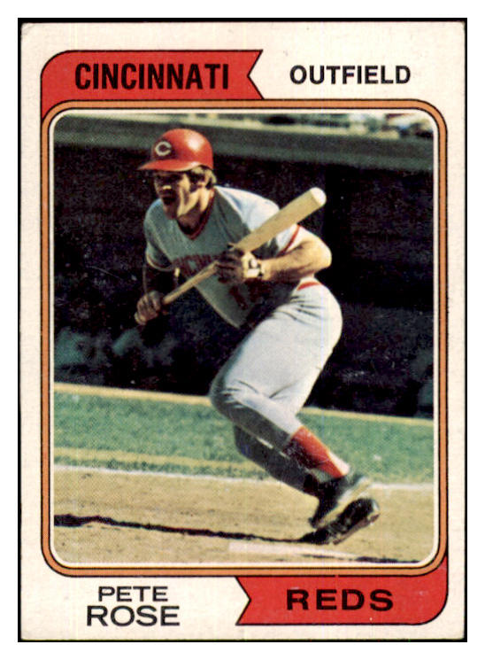 1974 Topps Baseball #300 Pete Rose Reds VG-EX 426234
