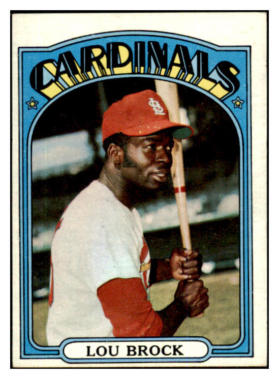 1972 Topps Baseball #200 Lou Brock Cardinals EX-MT 426245