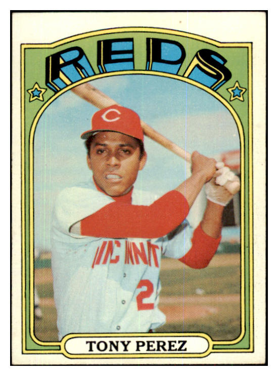 1972 Topps Baseball #080 Tony Perez Reds EX-MT 426260