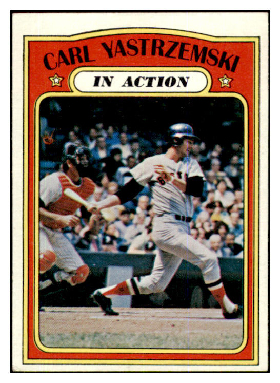 1972 Topps Baseball #038 Carl Yastrzemski Red Sox EX 426267