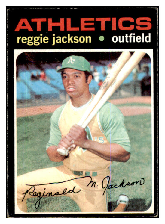 1971 Topps Baseball #020 Reggie Jackson A's VG-EX 426272