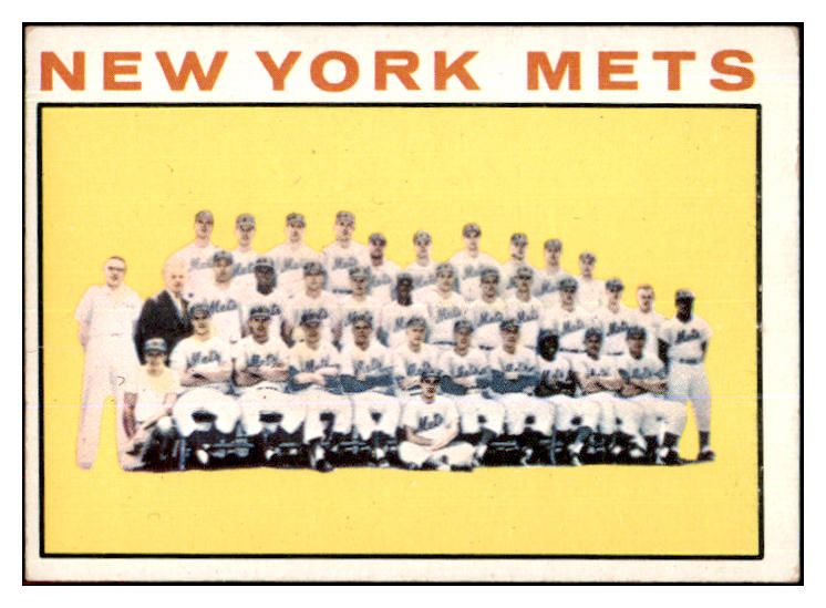 1964 Topps Baseball #027 New York Mets Team EX 426290