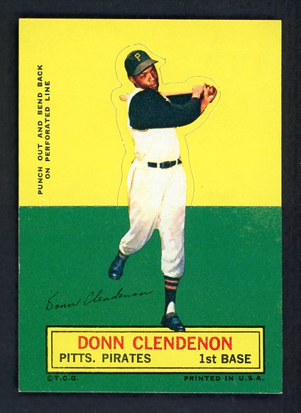1964 Topps Baseball Stand Ups Donn Clendenon Pirates NR-MT 426709