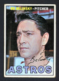 1967 Topps Baseball #447 Bo Belinsky Astros VG Variation 426785