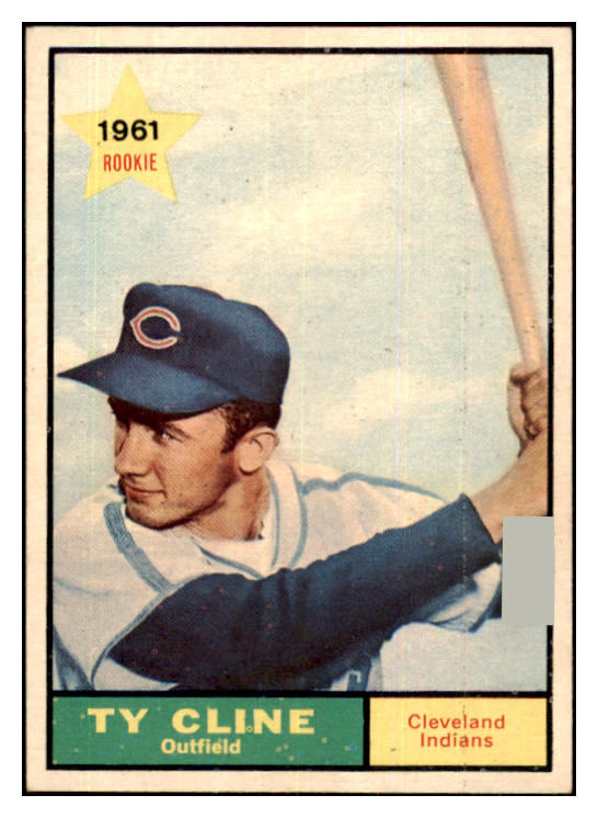 1961 Topps Baseball #421 Ty Cline Indians EX-MT 426808