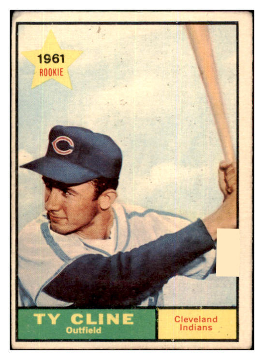 1961 Topps Baseball #421 Ty Cline Indians VG-EX 426810