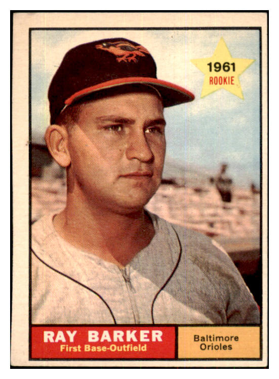 1961 Topps Baseball #428 Ray Barker Orioles VG-EX 426813