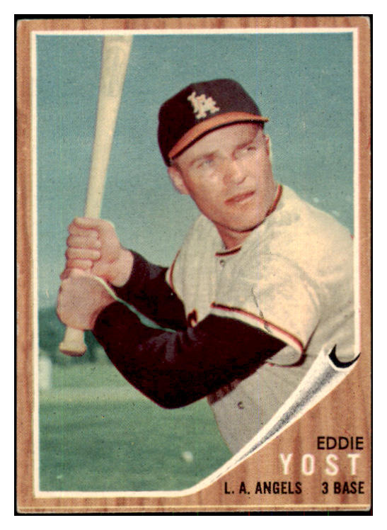 1962 Topps Baseball #176 Eddie Yost Angels EX-MT Variation 426820