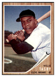 1962 Topps Baseball #462 Willie Tasby Indians EX-MT Variation 426825