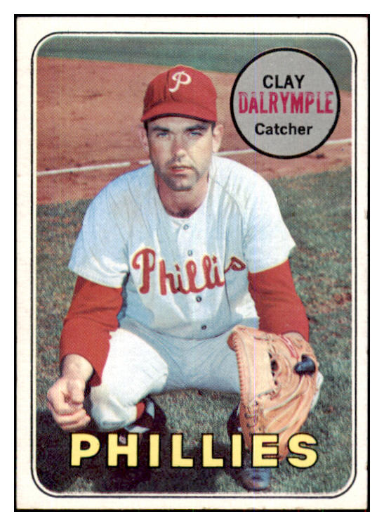 1969 Topps Baseball #151 Clay Dalrymple Phillies EX Variation 426835
