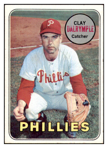 1969 Topps Baseball #151 Clay Dalrymple Phillies EX Variation 426835