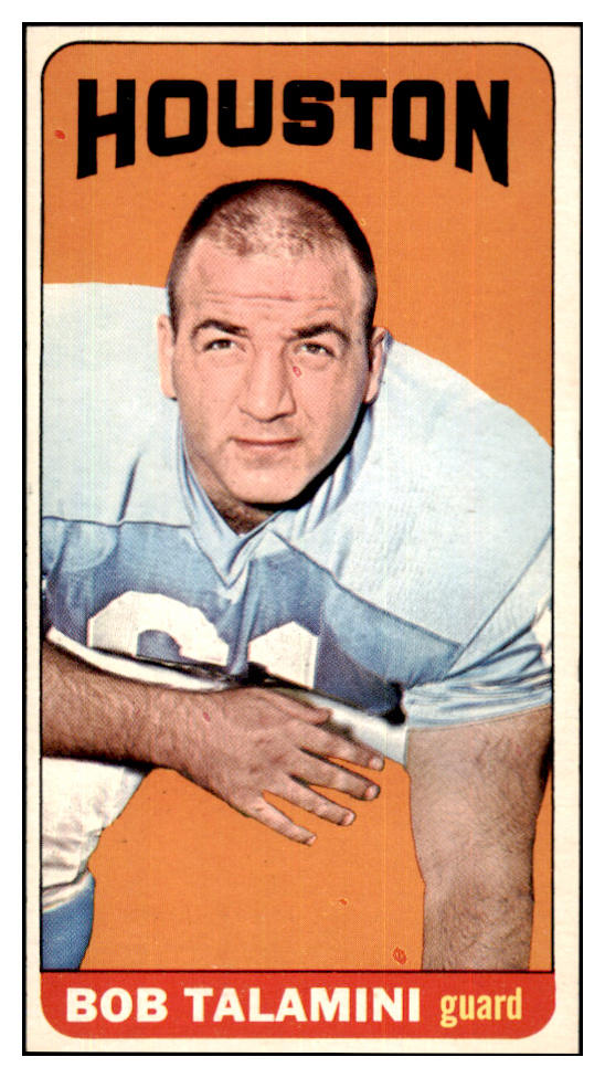 1965 Topps Football #085 Bob Talamini Oilers NR-MT 426973