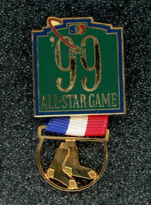 1999 MLB All Star Game Press Pin Boston Red Sox 427114