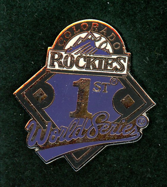 2007 World Series Press Pin Colorado Rockies 427141