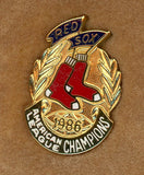 1986 World Series Press Pin Boston Red Sox 427144