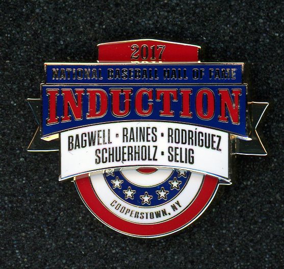 2017 Baseball Hall Of Fame Induction Pin Rodriguez Raines 427190