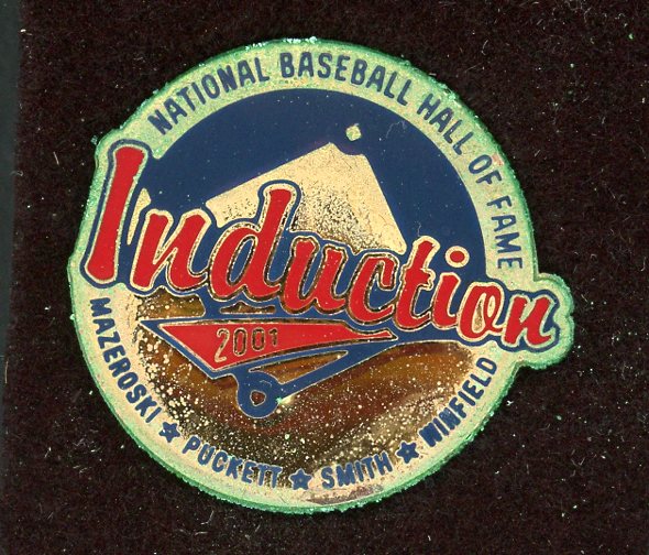2001 Baseball Hall Of Fame Induction Pin Mazeroski Winfield 427203