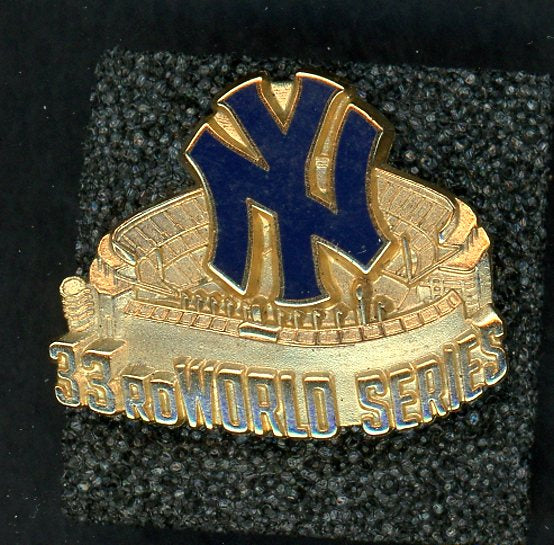 1981 World Series Press Pin New York Yankees 427225