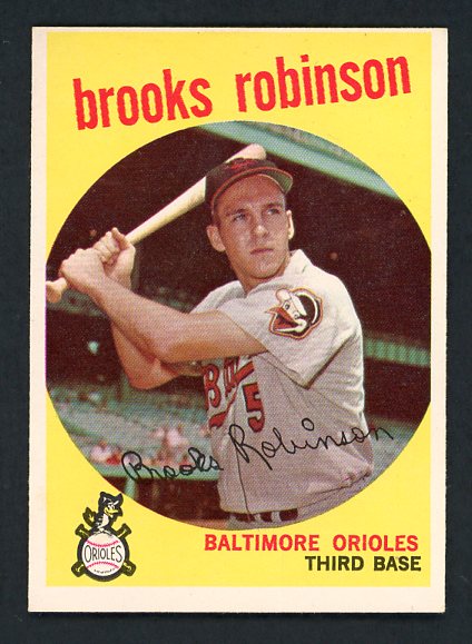 1959 Topps Baseball #439 Brooks Robinson Orioles NR-MT 427243