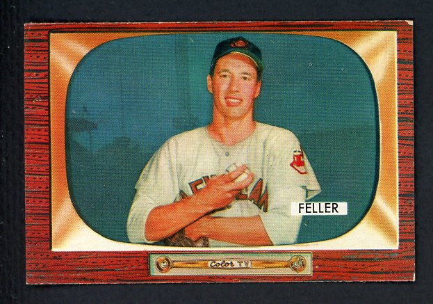 1955 Bowman Baseball #134 Bob Feller Indians EX-MT 427249