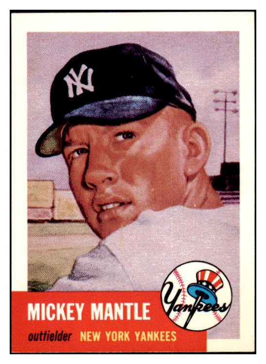 1991 Topps 1953 Archives #082 Mickey Mantle Yankees NR-MT 427275