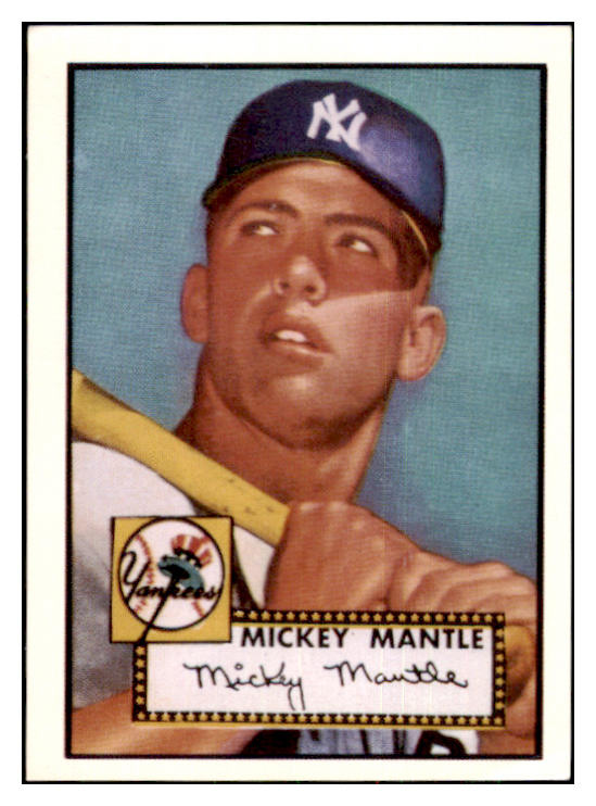 1991 East Coast National 1952 Topps Reprint Mickey Mantle Yankees 427291