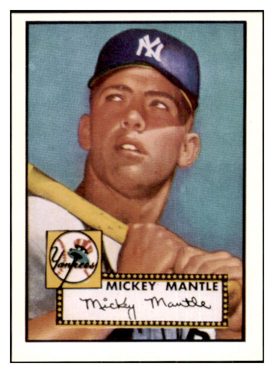 1991 East Coast National 1952 Topps Reprint Mickey Mantle Yankees 427295