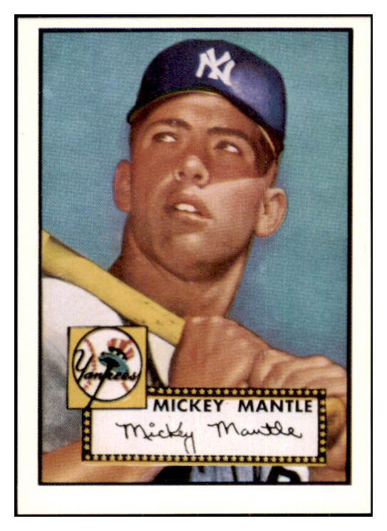 1991 East Coast National 1952 Topps Reprint Mickey Mantle Yankees 427298