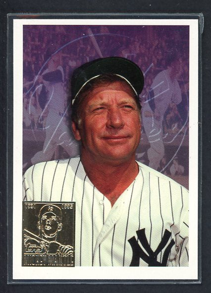 1996 Topps #007 Mickey Mantle Yankees NR-MT Last Day Production 427338