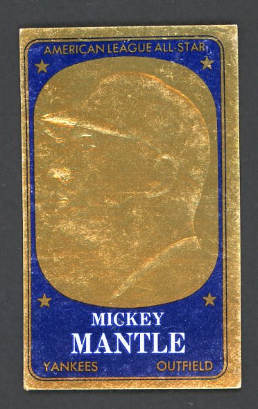 1965 Topps Embossed #011 Mickey Mantle Yankees VG-EX 427350
