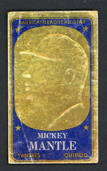 1965 Topps Embossed #011 Mickey Mantle Yankees GD-VG 427351