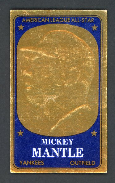 1965 Topps Embossed #011 Mickey Mantle Yankees VG-EX 427353