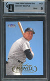 1998 Fleer National #NC1 Mickey Mantle Yankees GAI 9 MINT 427468