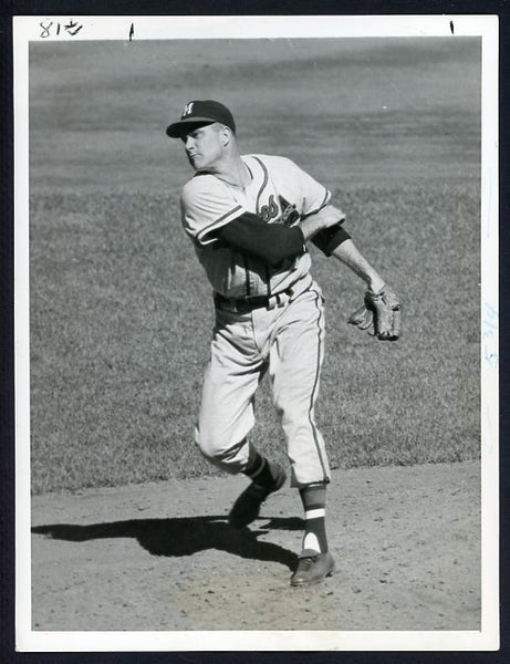 Lou Burdette Wire Photo International News Sport Magazine 427510