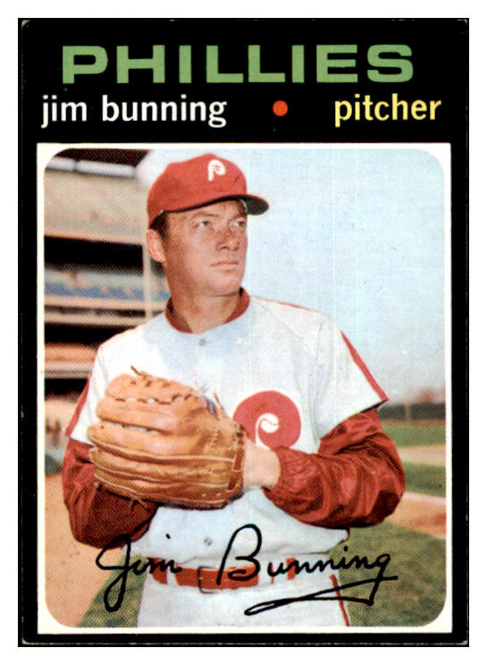 1971 Topps Baseball #574 Jim Bunning Phillies EX-MT 427568