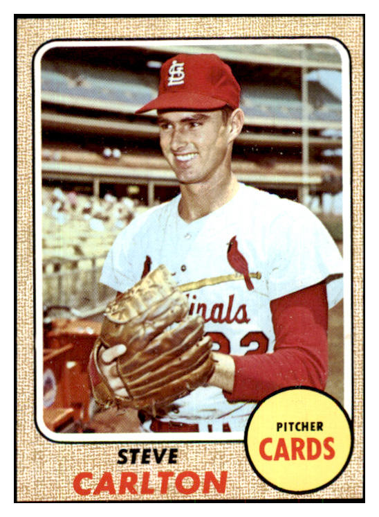 1968 Topps Baseball #408 Steve Carlton Cardinals EX-MT/NR-MT 427628