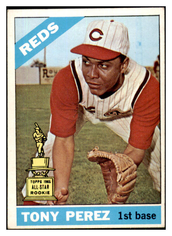 1966 Topps Baseball #072 Tony Perez Reds EX 427652